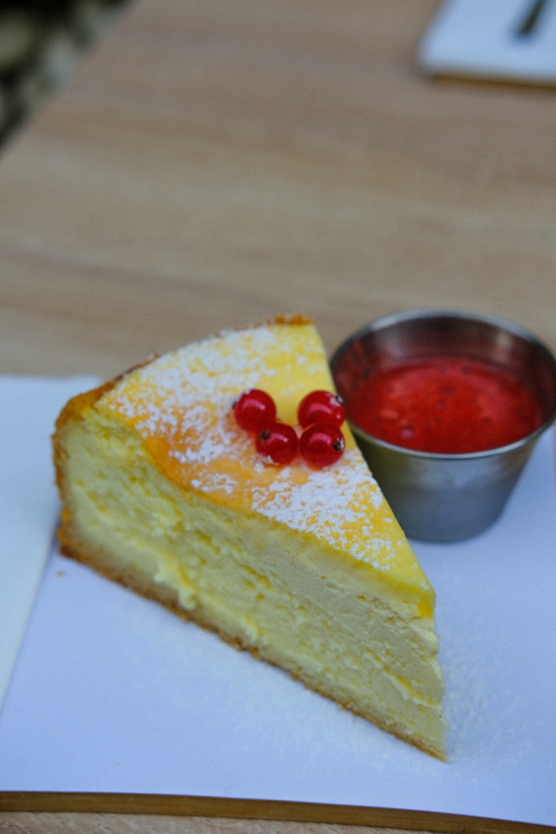 Slice of cheesecake